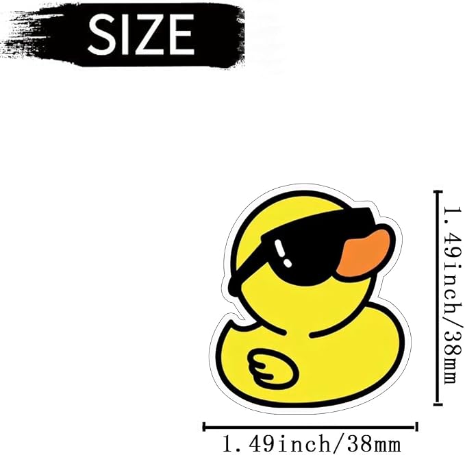 6 Pcs Rubber Duck Ducky Air Vent Clips - Yellow Duck Air Fresheners, Vent Clips, Funny Car Decor, Cute Car Accessories
