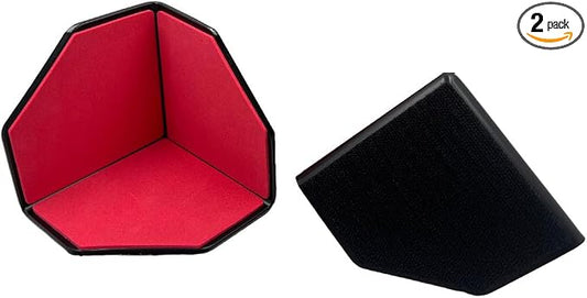 2 Pack Adjustable Hook and Loop Trunk Organizer Blocks for Car & Truck | Non-Slip Lining, Designed for Felt-Lined Car Interiors (3.94"x3.94"x3.94")