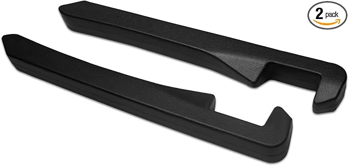 2PCS Car Seat Gap Filler, Car Blocker, PU Leather Fill The Gap Between Seat and Center Console, Universal Car Interior Accessories Flexible Seat Gap Organizer for Most Cars (Black)