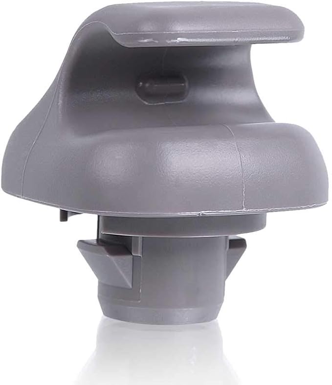 runmade Clear Gray Sun Visor Hook Clip Bracket Hanger Compatible with Honda Accord Civic CRV Odyssey Pilot Light Gray Bracket
