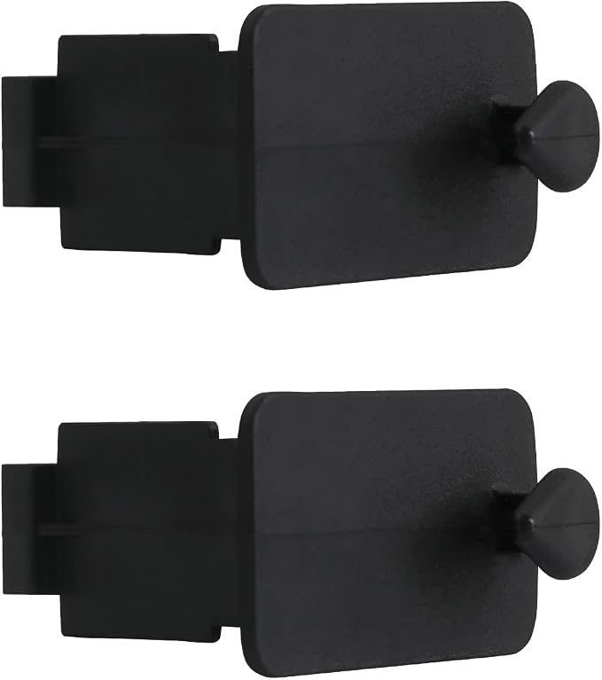Floor Mat Retainer Clips (2 Pcs) | Compatible with Ford Dodge Ram Lincoln Chrysler Jeep Mercury and More Vehicles Carpet Fixing Clip Hooks | Replacement 45186 1W6Z-76130A83-AA 68079236AA
