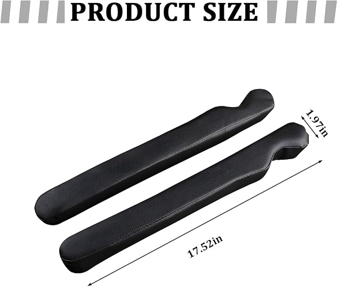 2PCS Car Seat Gap Filler, Microfiber Leather Vehicle Seat Crevice Plug Blocker to Stop Things from Dropping, No-Drop Automotive Gap Guard Stopper, Universal for Vehicles (Black)