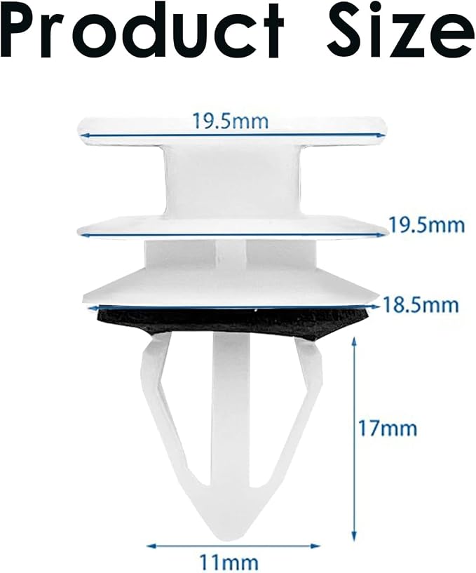 30pcs Door Trim Panel Retainer Clip, Compatible with GM Chevrolet Saab Hummer H2 Equinox Camaro GMC Cadillac ATS CTS SRX 11519031