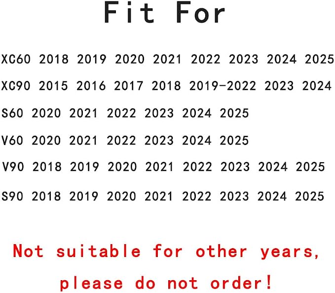 For Volvo Accessories Insert Armrest Tray Center Console Organizer, （2018-2026） xc60 （2015-2026） XC90 S90 S60 V60 V90 Middle Console Organizer Tray, Storage Box (XC90 XC60 S60 Box)