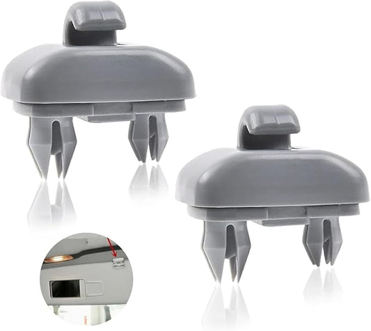 OTUAYAUTO 2PCS Audi Inner Sun Visor Clips, Upgraded Car Interior Sunscreen Holder Hook - Compatible with Audi Q5 Q3 A1 A3 A4 A5 S3 S4 S5 TT, OEM: 8U0857562A