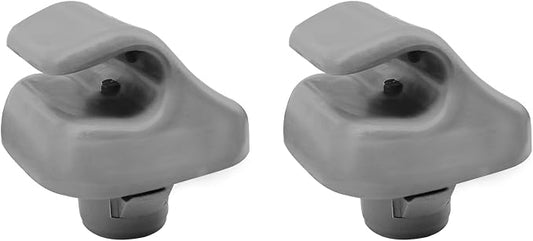 2PCS Sunvisor Clip Hook, Sun Visor Retainer Clip Replace 888217-S01-A01ZA, Compatible with Accord 1998-2007 Civic 1996-2004 CR-V 2007-2011 Element 2003-2005 Odyssey 1999-2010 (Gray)