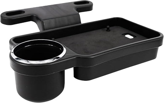 Car Cup Holder Tray, Detachable Eating Organizer Backseat Car Tray, Car Back Seat Organizer Foldable Desing, Automotive Accessories for Most Vehicles