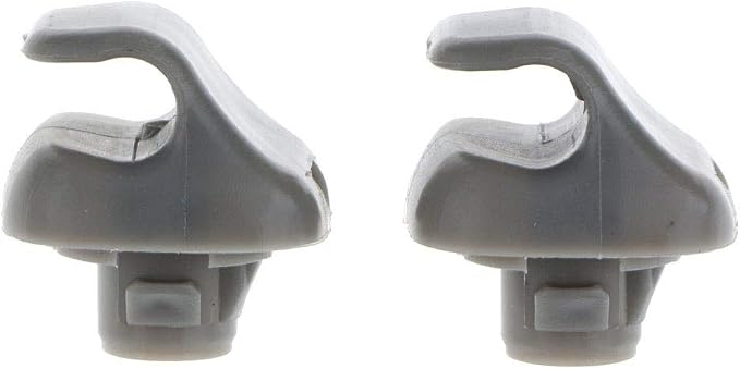 Poweka Sunvisor Clip Hook Replacement Compatible with 1998-2007 Accord 1996-2004 Civic 2007-2011 CR-V 1999-2010 Odyssey 2006-2011 Ridgeline, Replace 888217-S01-A01ZA Gray Pack of 2