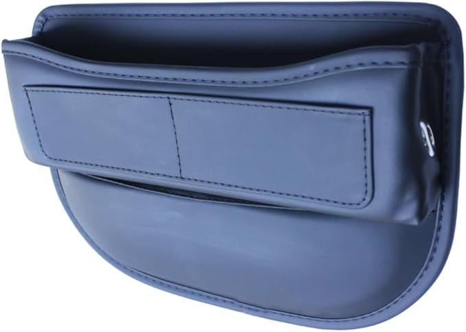 Seat Gap Organizer, Black | Car Seat Console Organizer, Front Seat Side Storage Bag, Center Console Side Pocket, Seat Gap Filler
