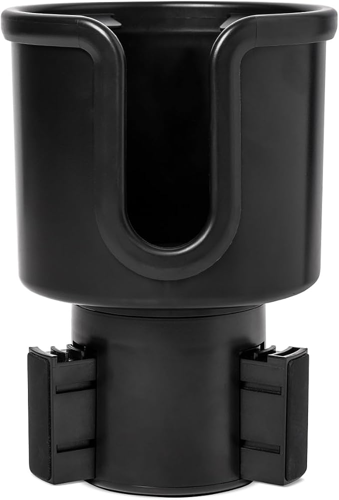 Simple Modern Cup Holder Adapter | Expandable Base, Adjustable Size, Fits Large Mugs, Bottles, Cups up to 3.6" | Cupholder for Semi Truck, Car, RV, Boat, Vehicle | Roadster Collection | Midnight Black