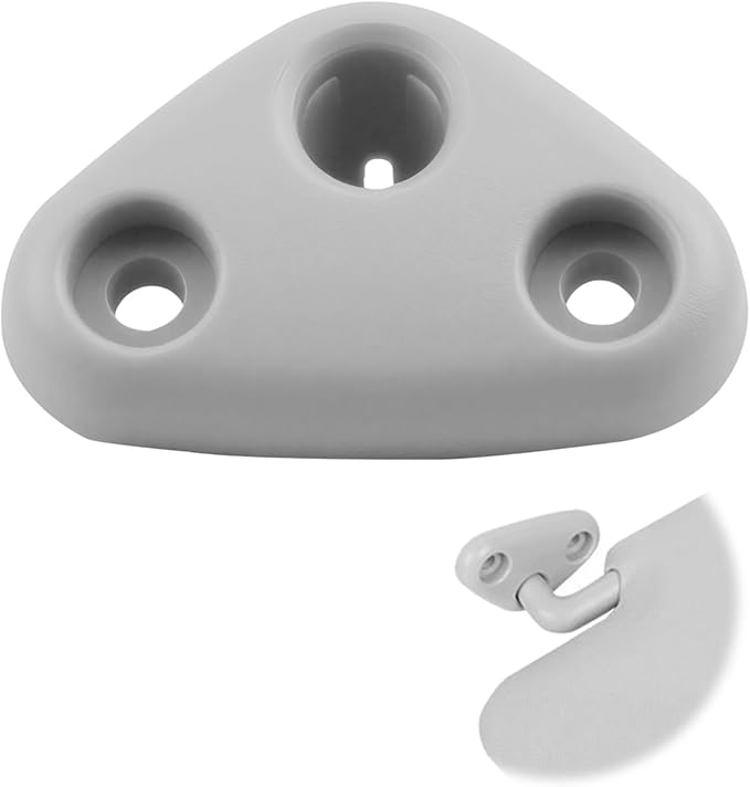 Sun Visor Clip Replacement Compatible with Subaru Impreza Sedan Crosstrek Forester Outback, ABS Construction Sunvisor Inner Clips Holder Hook, OEM #92011SC031LO 92011SC032LO (Grey)