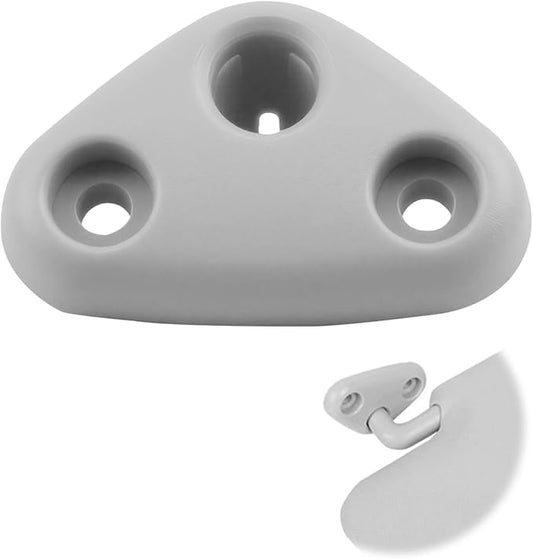 Sun Visor Clip Replacement Compatible with Subaru Impreza Sedan Crosstrek Forester Outback, ABS Construction Sunvisor Inner Clips Holder Hook, OEM #92011SC031LO 92011SC032LO (Grey)