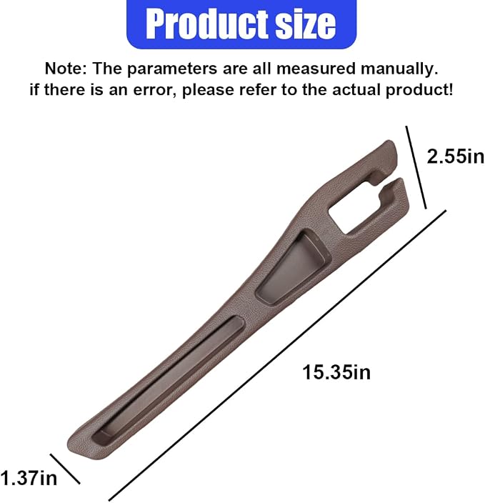 2PCS Car Seat Gap Filler Organizer, Car Center Console Side Plug with Storage Slot Prevent Falling, Multifunctional Vehicle Interior Phone Holder Accessories for Cars, Trucks, SUVs (Brown)