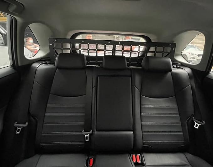 HIGH FLYING for Toyota RAV4 2019-2025 Car Accessories Modular Storage Molle Panel Cargo Shelf Organizer Luggage Carrier Rack Aluminum Alloy (with Conjoined Cross Bar)