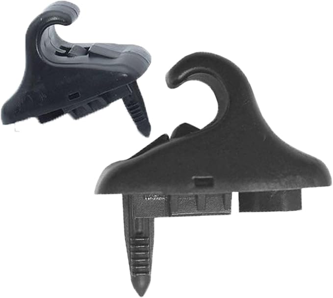 2pcs 85235-B1000 Sun Visor Retainer Clip Holder Hook Support Fastener Bracket BlackCompatible with H-yundai E-lantra S-onata Getz 2017-2023 (Black)
