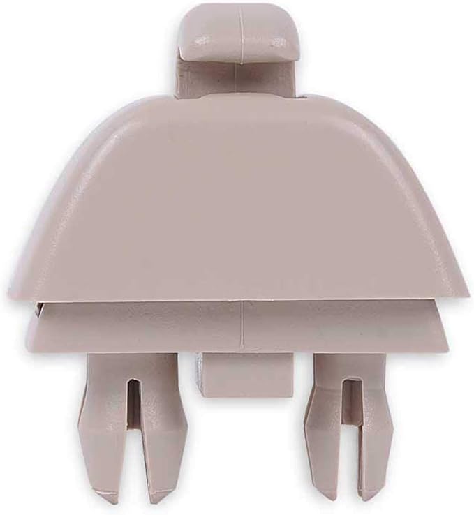 runmade Beige Interior Sun Visor Hook Clip Bracket Compatible with Audi A6 C6, Compatible with VW Passat B7 Polo
