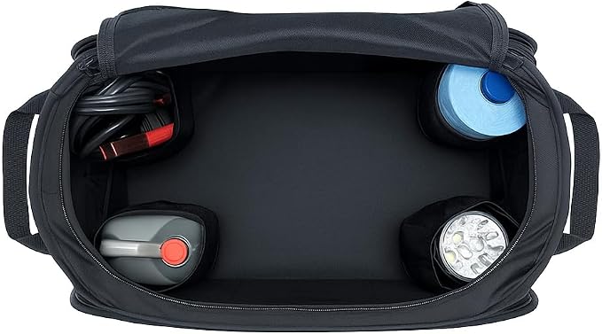 SR1 Performance USA Dodge Pop Up Cargo Organizer – Expandable Collapsible Trunk Storage Caddy for Challenger, Charger, Durango, Hornet, Dart & More – Black with Logo