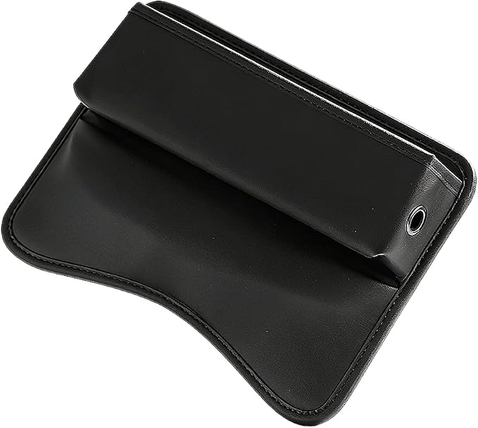 Car Seat Gap Filler Organizer, Leather Auto Center Console Storage Box, Universal Vehicle Interior Front Seat Side Gap Filler Organizer Essential Accessories for Phone Key Wallet(1PC)