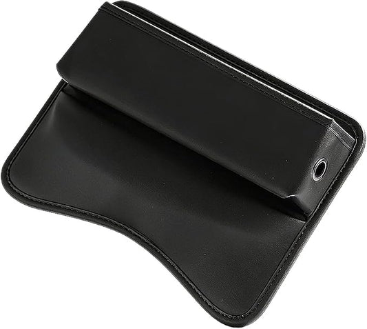 Car Seat Gap Filler Organizer, Leather Auto Center Console Storage Box, Universal Vehicle Interior Front Seat Side Gap Filler Organizer Essential Accessories for Phone Key Wallet(1PC)