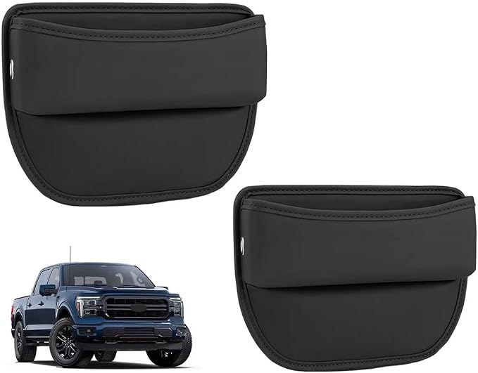 2 PCS Car Seat Gap Filler Organizer for Ford F150 Maverick Bronco Mustang Explorer Ranger Fusion Accessories, for Ford Car Seat Gap Plug