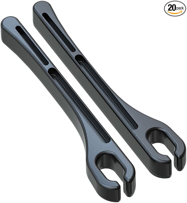 Car Seat Gap PU Filler Set of 2，Stop Things from Dropping，Filler with Organizer & Hook Function,Fill The Gap Between Seat & Console (Black)