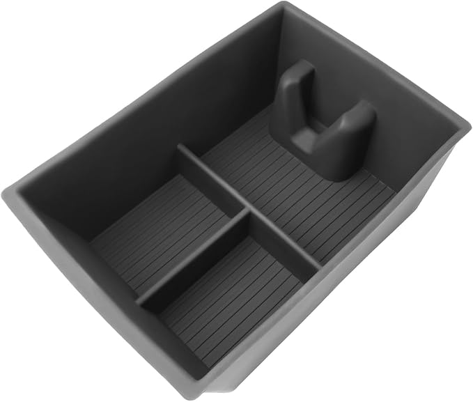 CDEFG for 2025 2026 Ford Mustang Mach-E Center Console Organizer Tray, for 2025-2026 Ford Mustang Mach-E Accessories Middle Console Organizer Central Armrest Storage Box