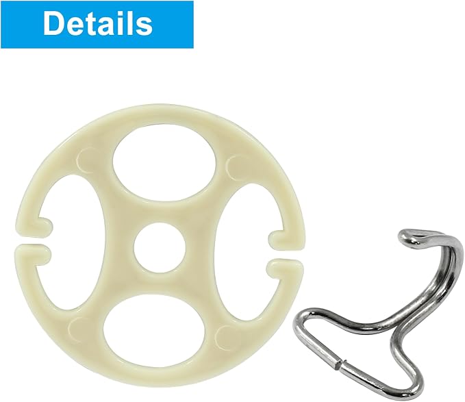 48Pcs Car Seat Cover Plum Plate Metal Hooks, 24Pcs Plastic Car Seat Covers Chucks and 24Pcs Metal Hooks Set Locking Clip Plastic Card Fixed Fastener Buckle Replacement for Car Seat (Beige)