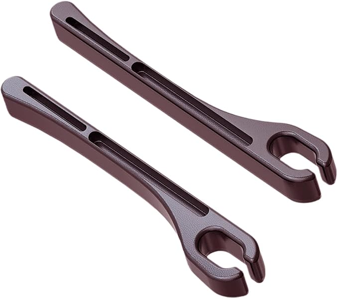 2PCS Car Seat Gap Filler, Seat Side Seam Crevice Blocker Organizer to Prevent Things from Dropping, Drop-Proof Auto Console Gap Guard Stopper Plug, Universal for Vehicles (Brown)