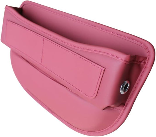 Seat Gap Organizer, Red | Car Seat Console Organizer, Front Seat Side Storage Bag, Center Console Side Pocket, Seat Gap Filler