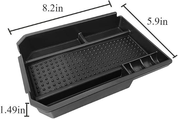 Center Console Organizer Tray Compatible with Toyota RAV4 2013 2014 2015 2016 Storage Box ABS Tray Insert Organizer Glove Pallet