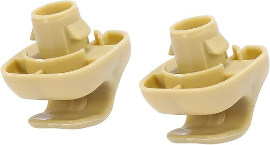 Sun Visor Clip 88217-S04-003ZA for Honda Civic 1996-2008 2pcs Plastic Beige