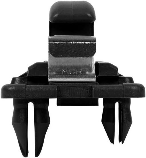 runmade Interior Black Sun Visor Hook Clip Bracket Compatible with Audi A1 A3 A4 A5 Q3 Q5 S3 S4 S5 TT, OEM: 8E0 857 562, 8U0 857 562A