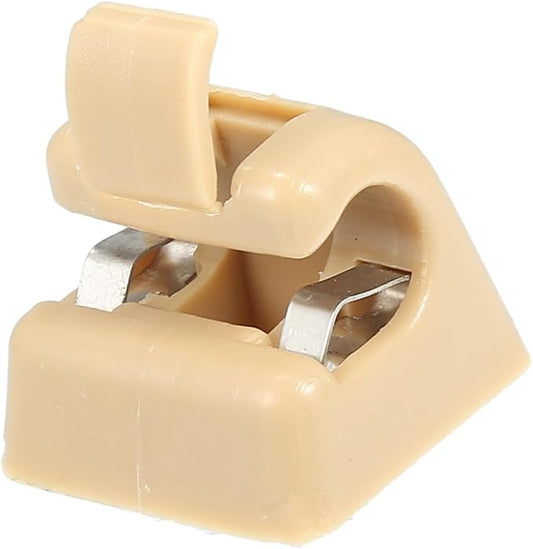 Sun Visor Support Clip Retainer for Mercedes-Benz W201 190 Class 82-93 No.A12681000128412 Sun Visor Support Clip Holder Bracket Hanger Plastic Beige Anti Vibration Auto Accessories