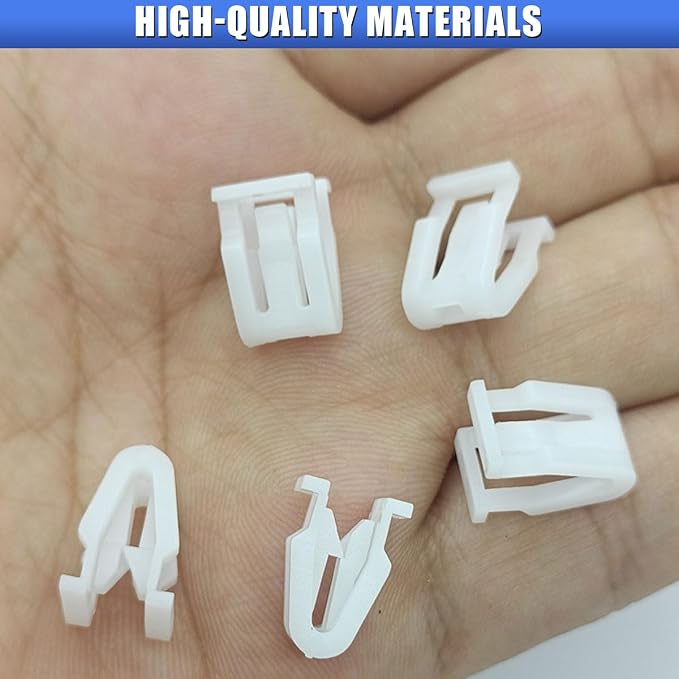 40PCS Car Nylon Retainer Clips - Plastic Front Console Fasteners Car Dashboard Trim Retainer Clip - Universal Radio DVD Dash Panel Clips Replacement for Most Cars (40PCS)