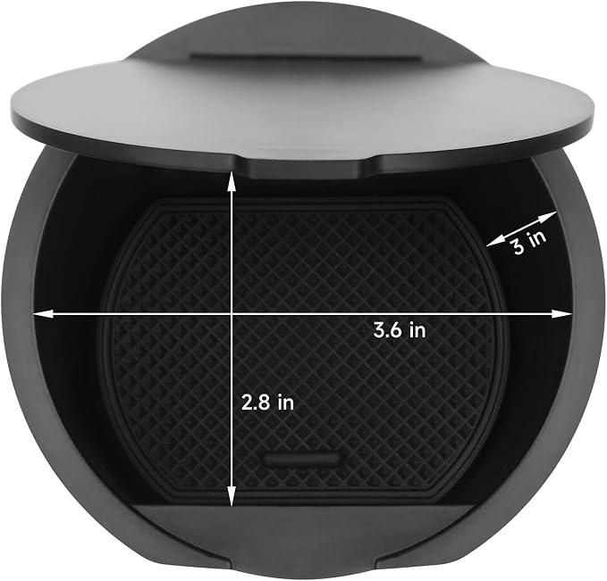 Center Console Coin Box Organizer Compatible with Honda 2023-2025 2026 Pilot & 2024-2026 Ridgeline & 2024-2026 Passport Accessories Armrest Insert Cup Holder Storage Box