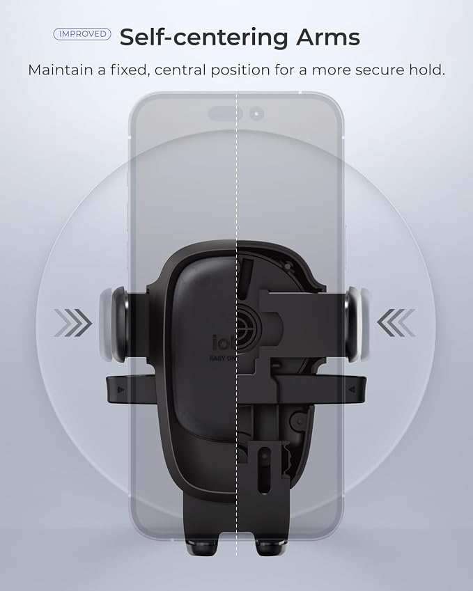 iOttie Easy One Touch Advanced Phone Mount for Tesla Model 3 and Model Y Screens - Universal Cell Phone Holder for iPhone, Google, Samsung, Moto, LG, and All Other Smartphones Black