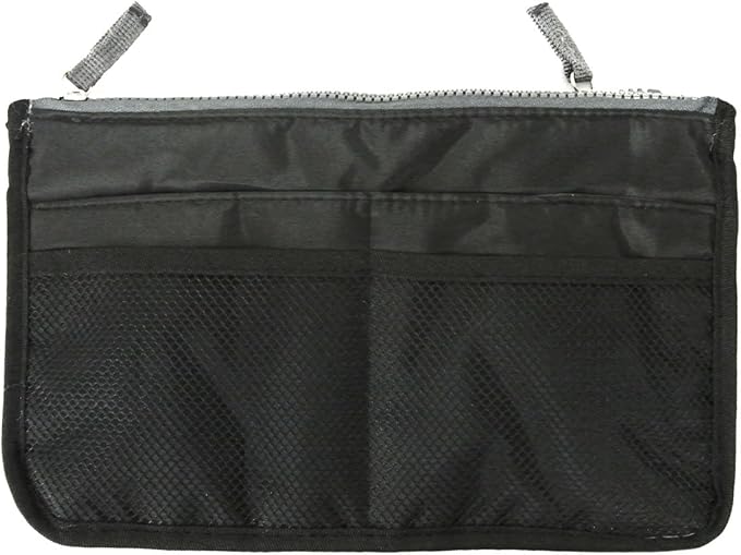 Wrapables® Unisex Bag Insert Organizer, Travel Bag Organizer - Black