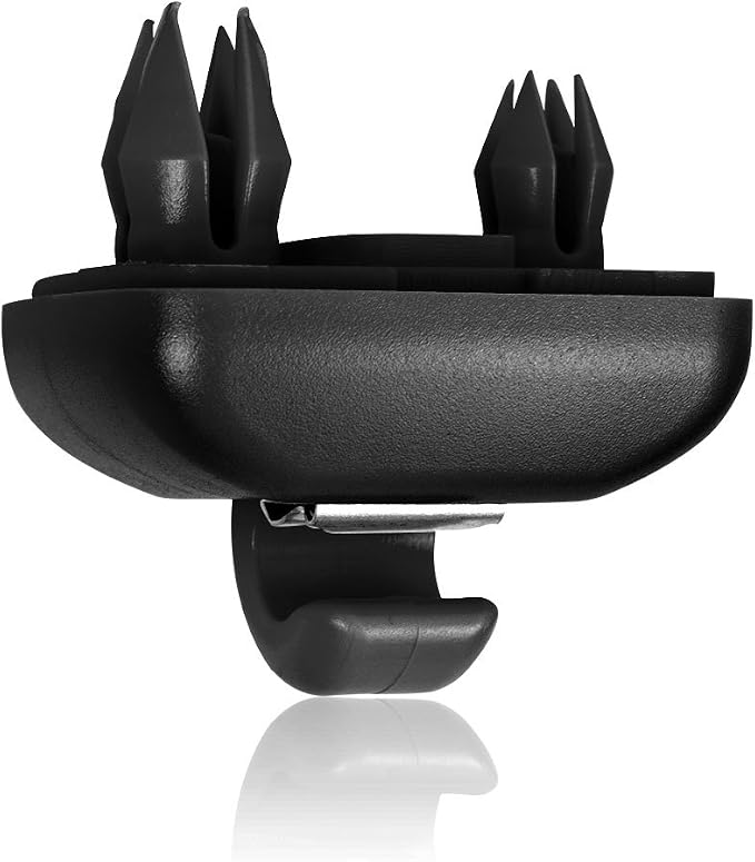 runmade Interior Black Sun Visor Hook Clip Bracket Compatible with Audi A1 A3 A4 A5 Q3 Q5 S3 S4 S5 TT, OEM: 8E0 857 562, 8U0 857 562A