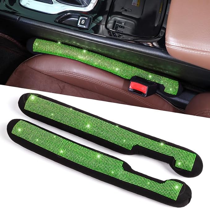 ToBeQueen Car Seat Gap Filler, Interior Accessories for Car SUV Truck, Grass Green
