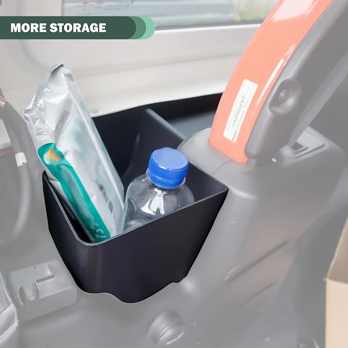 Rear Trunk Storage Tray Organizer Wheel Well Storage Bin for 2018-2022 Jeep Wrangler JL JLU Interior Accessories, Rear Cargo Side Tray, Cargo Expansion Box, Tape, Left & Right, Black