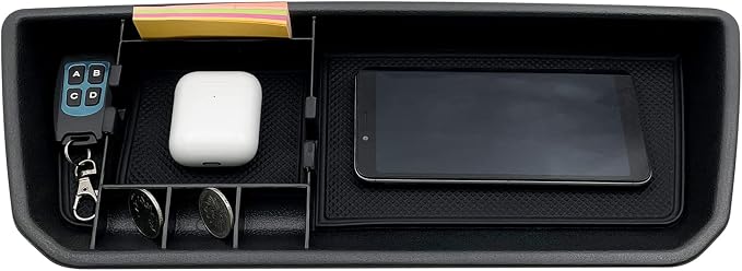 for VW Atlas and Cross Sport Accessories Dashboard Organizer 2018 2019 2020 2021 2022 2023 Insert ABS Box Storage (Not fit for 2024)
