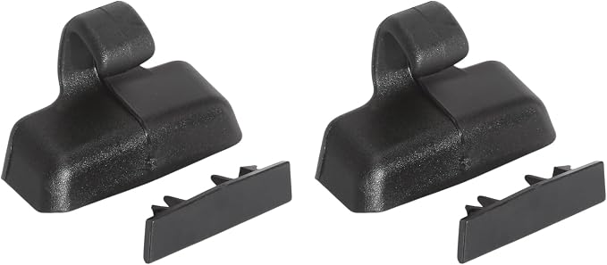 2-Pack Window Shade Hook Compatible with Honda Pilot 2016-2022 Passport 2019-2021 Rear Door Sun Shade Hook Clip Retainer Holder with Cover