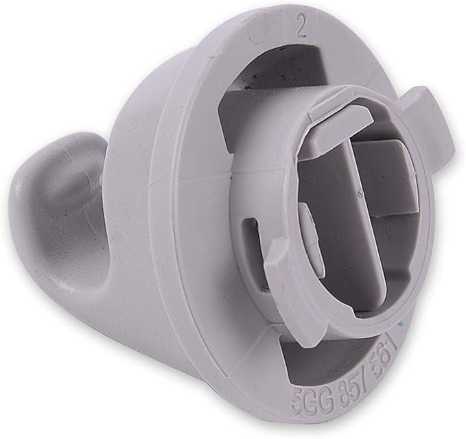 runmade Interior Gray Sun Visor Hook Clip Bracket 5G0857561B Replacement for VW Volkswagen Golf MK7 MK 7 2013-2017