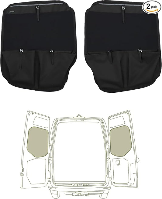 VanEssential Rear Door MIDDLE Storage Panels (Pair) Designed for Mercedes-Benz NCV3 Van (Years 2007-2018)