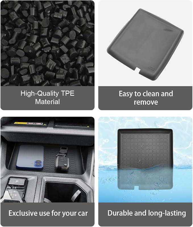 CDEFG for 2026 Toyota RAV4 Center Console Organizer for 2026 Toyota RAV4 Accessories Middle Console Organizer Storage Box (for Front Side of Gear-Shift)