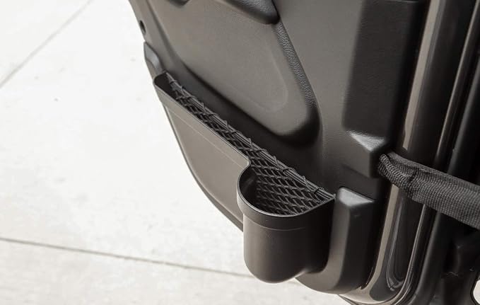 YOCTM Rear Door Organizer Tray Compatible with 2018 2019 2020 2021 2022 2023 2024 Jeep Wrangler JL JLU Rubicon Sport Sahara Gladiator Interior Storage Accessories Black (Rear Door)