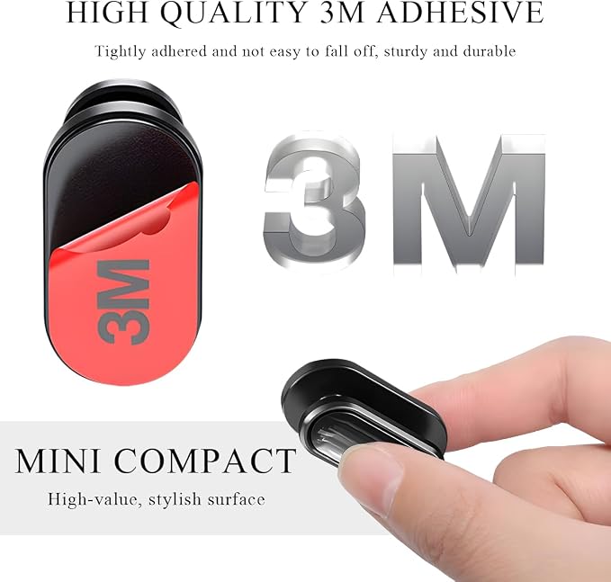 Wevdn 4 PCS Car Mini Hook, Fashion Multifunctional Wall Hanging Hooks, Durable Strong Self-Adhesive Backseat Hangers, Vehicle Hook Stickers for Keys USB Mask Earphone Cable (Glossy)