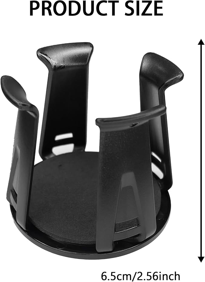Car Cup Holder Expander, Four Corner Auto Drink Cup Holder Insert Adapter, Slim Self-Adhesive Beverage Can Cupholder Expander Bottle Rack Insert, Cups Storage Rack Car Interior Accessories(2PCS)