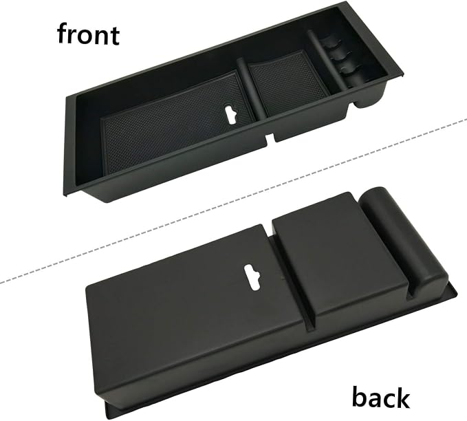 Center Console Tray Organizer Box - Secondary Storage Compatible with Ford F150 (2015-2020, 2017-2022 F250 F350 F450, 2018-2022 2023 2024 Expedition)