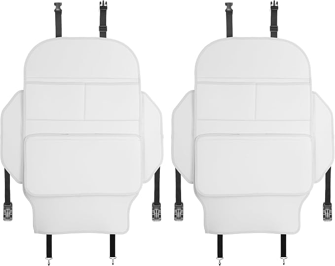 TAIKOO Seat Back Protector,Shields Seat Backs From Kicks and Adds Storage | kick mats back seat protector easy to install and clean, well-crafted, sturdy, durable and stylish.2 Pack